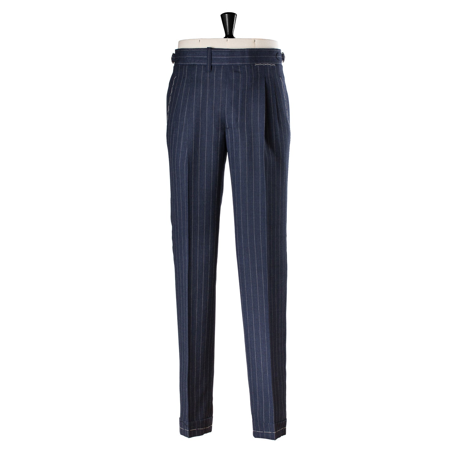 Dark Blue Suit "Avvocato" made of English High Twist Wool - purely handmade